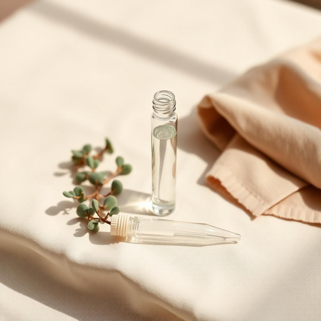 A quiet still life of laboratory glassware in soft morning light
